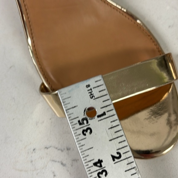 J. Crew Gold Metallic High-Heel Sandals, Ankle Straps, Size 9 1/2” New - Picture 12 of 16